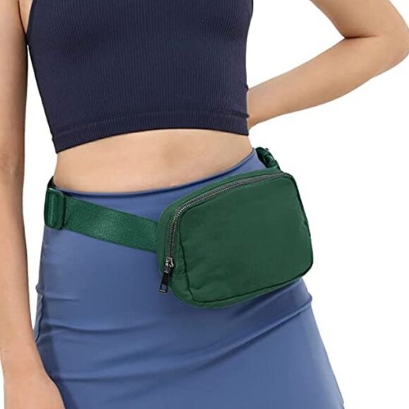 Deep Green Fanny Pack  - Picture 2 of 4